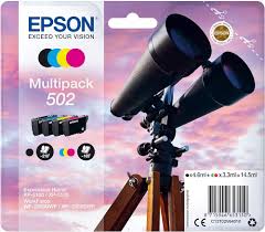 4 Cartouches Epson jumelles 502