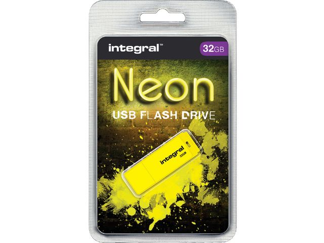 Clé USB - 32 Go integral yellow