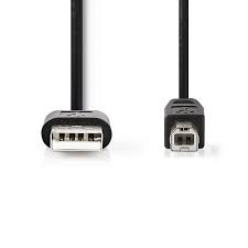 Câble d'imprimante USB 2.0 USB-A mâle-USB-B mâle 2m