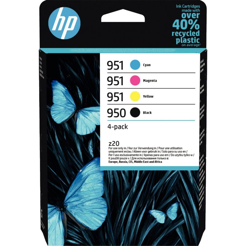 Pack 4 cartouches HP 950/951