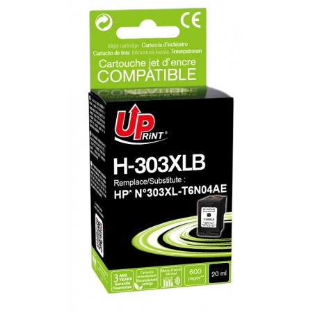 [uph303n] Cartouche compatible hp 303 xl noir