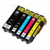 [upe33] PACK 5 CARTOUCHES COMPATIBLES AVEC EPSON T33XL -UPRINT E-33XL 2BK/C/M/Y 